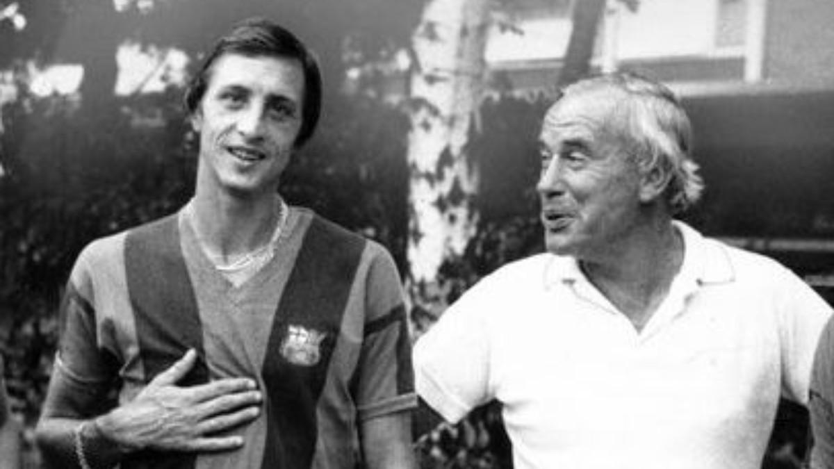 Johan Cruyff no se entendió con Weisweiler