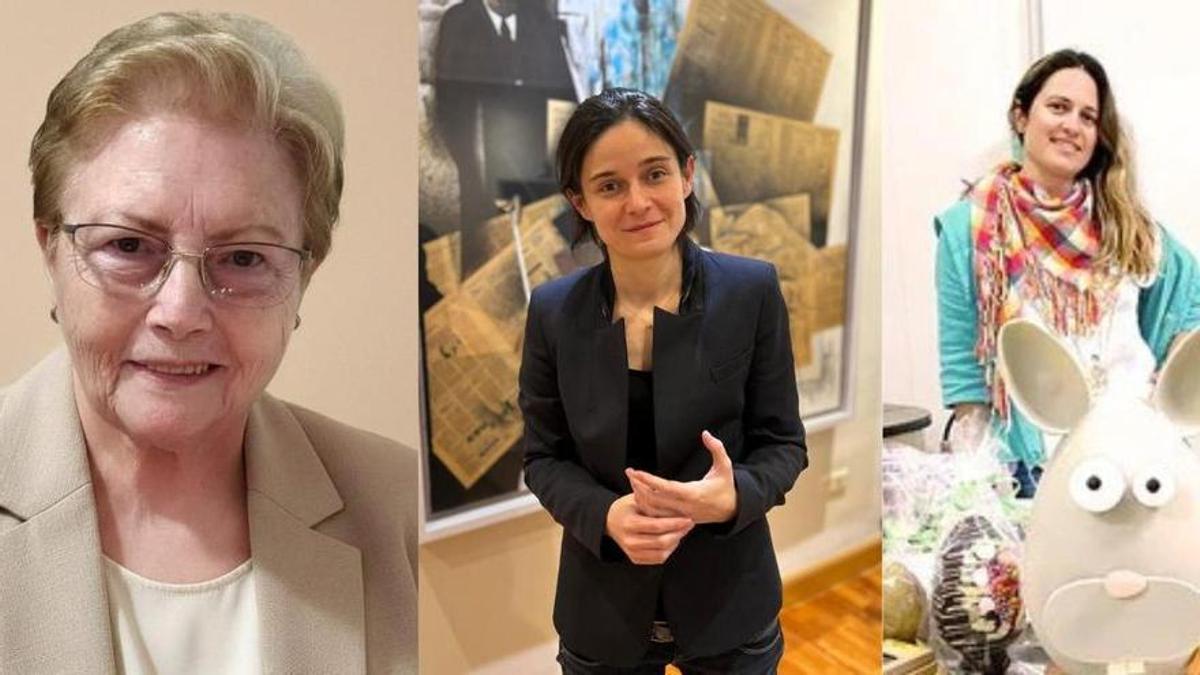 Amparo Fandos, Lydia del Canto y Patricia Andreu.
