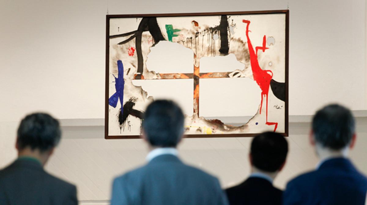 L’obra més representativa de Joan Miró arriba a Barcelona.