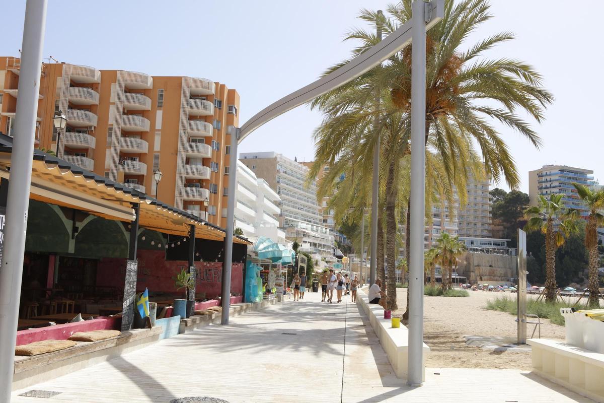 So schick ist die neue Promenade am Strand von Magaluf geworden