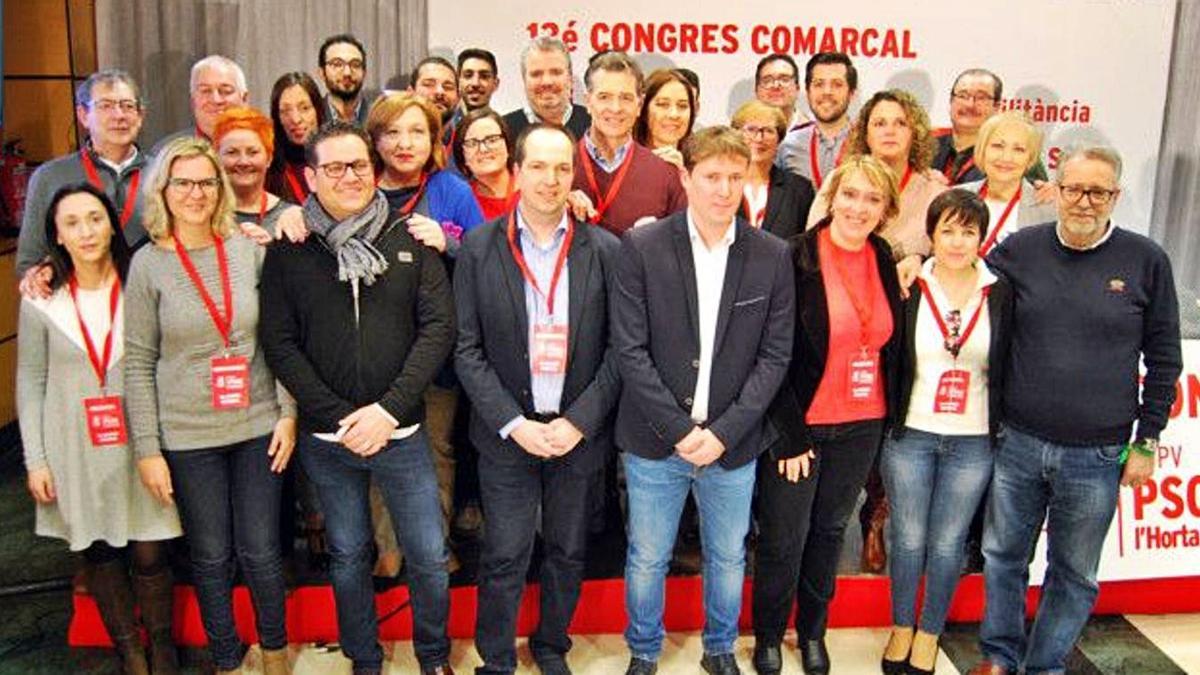 Los socialistas de l’Horta Sud, durante el último congreso comarcal. | PSPV L’HORTA SUD