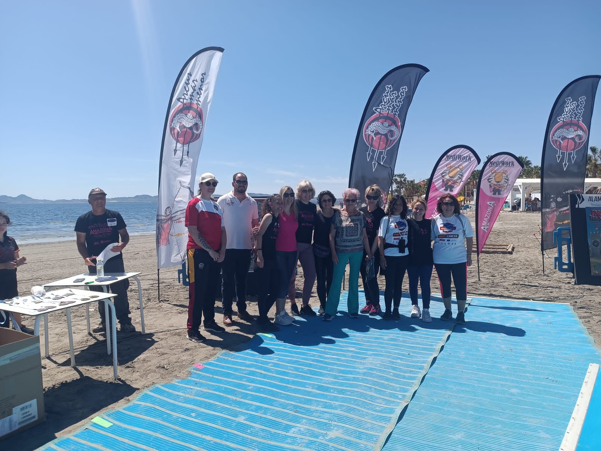 Torneo Amazonas de tiro con arco en los Sport4Cancer Mar Menor Games