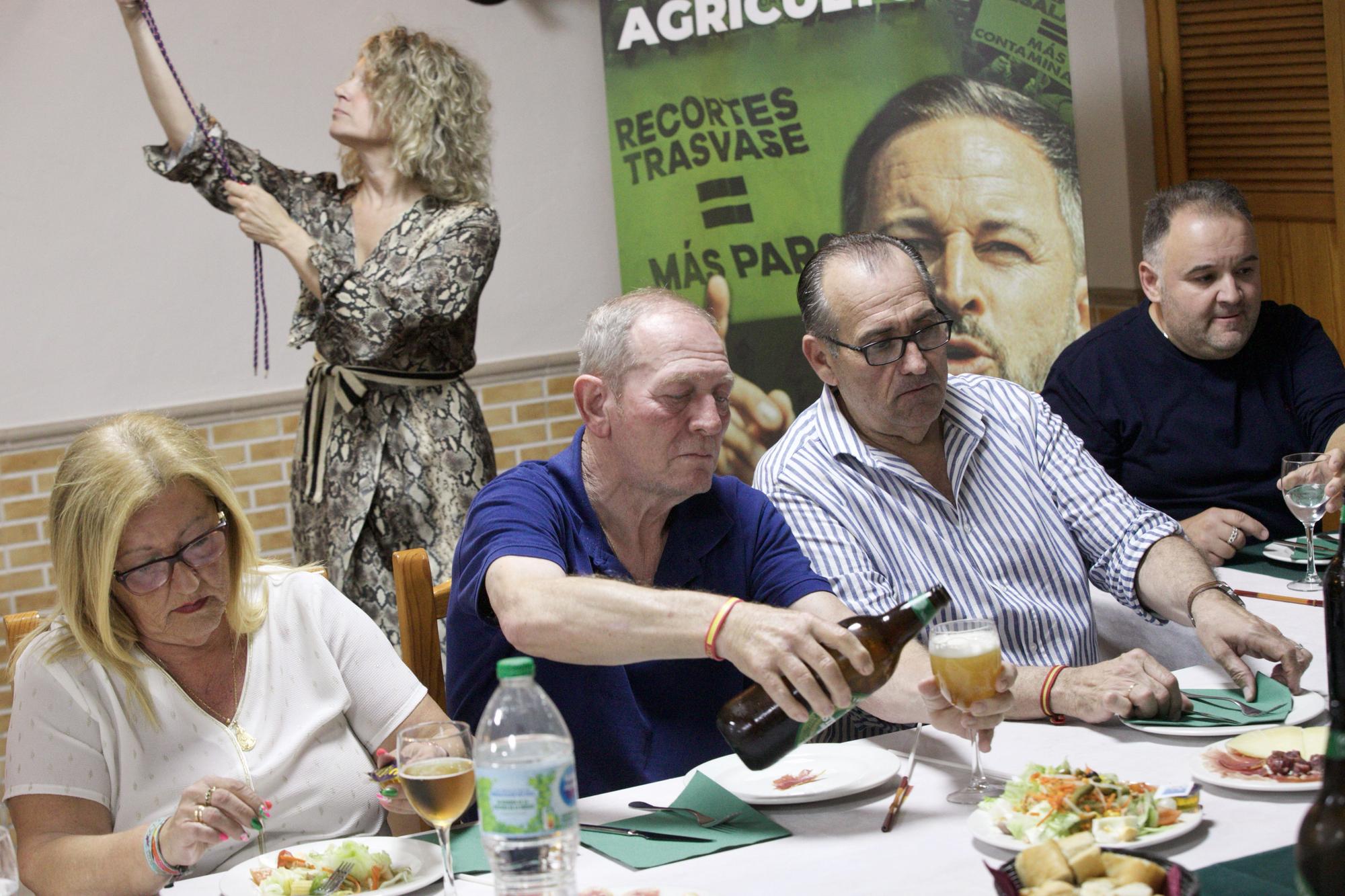 Cena de Vox con los fichajes del PP y Cs en Murcia