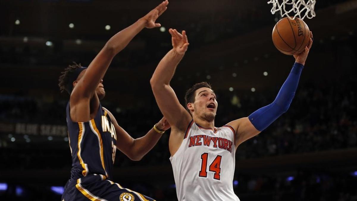 Willy Hernangómez durante el partido contra Indiana Pacers