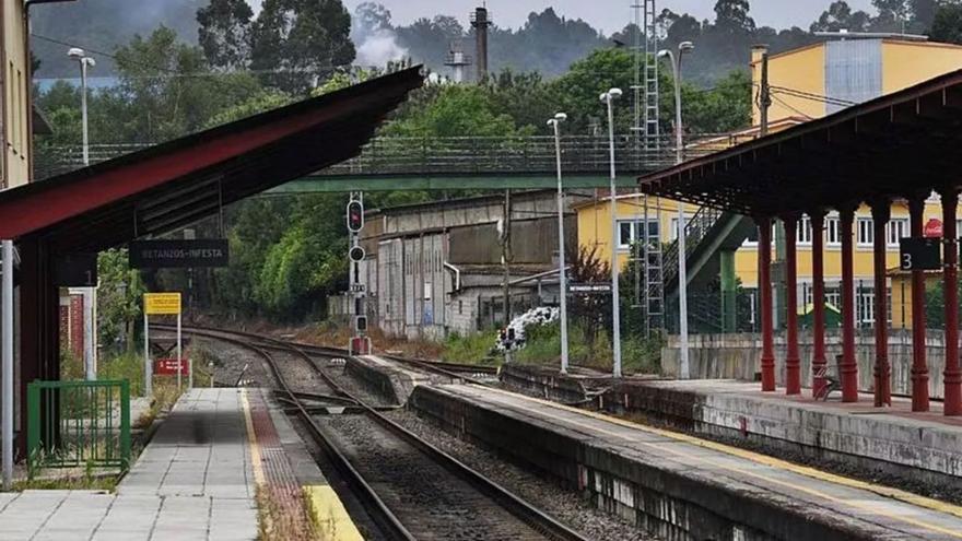 Estación de tren en Betanzos. | V. E.