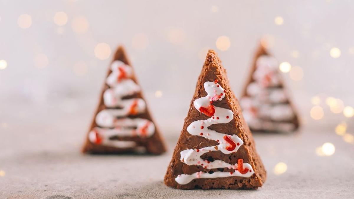 'Brownies' de Navidad.