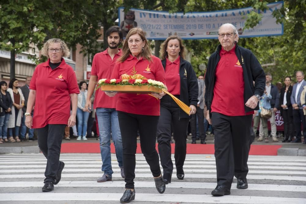 Celebració institucional de la Diada a Manresa