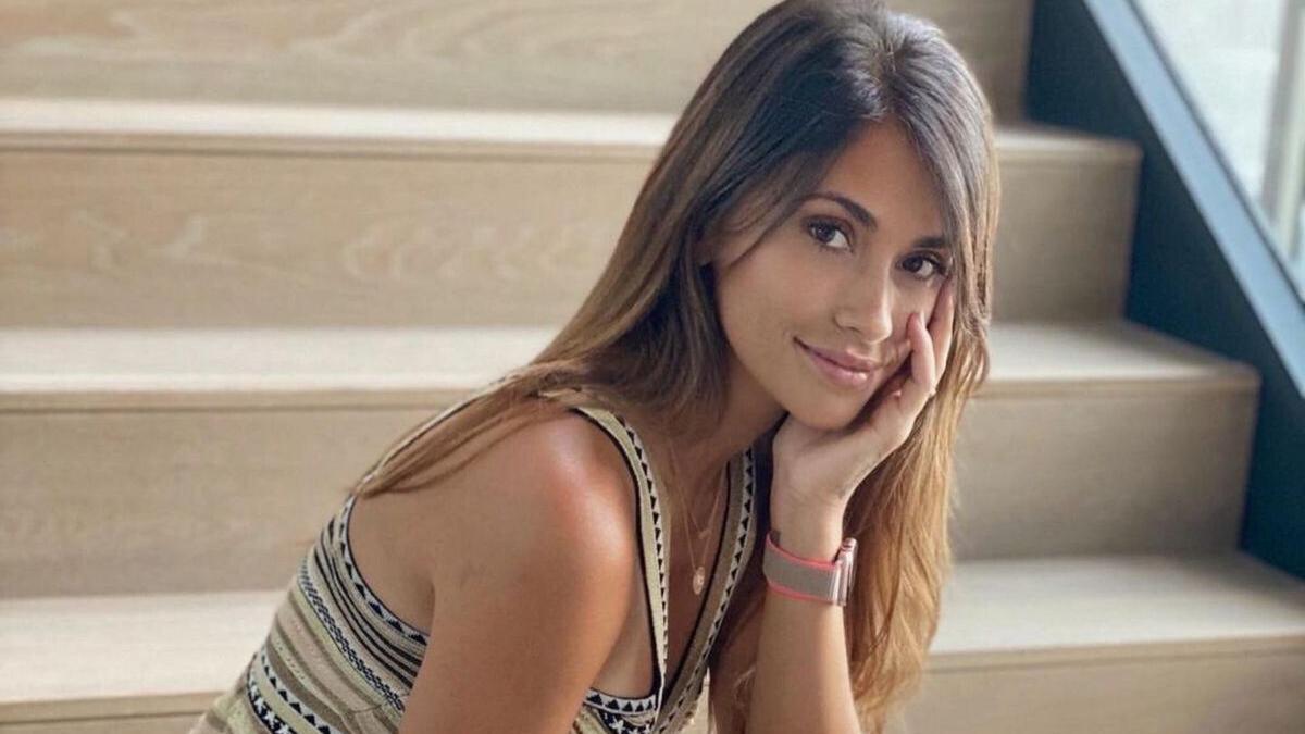 Así se lo pasa Antonela Roccuzzo antes de la boda de Jordi Alba y Romarey Ventura