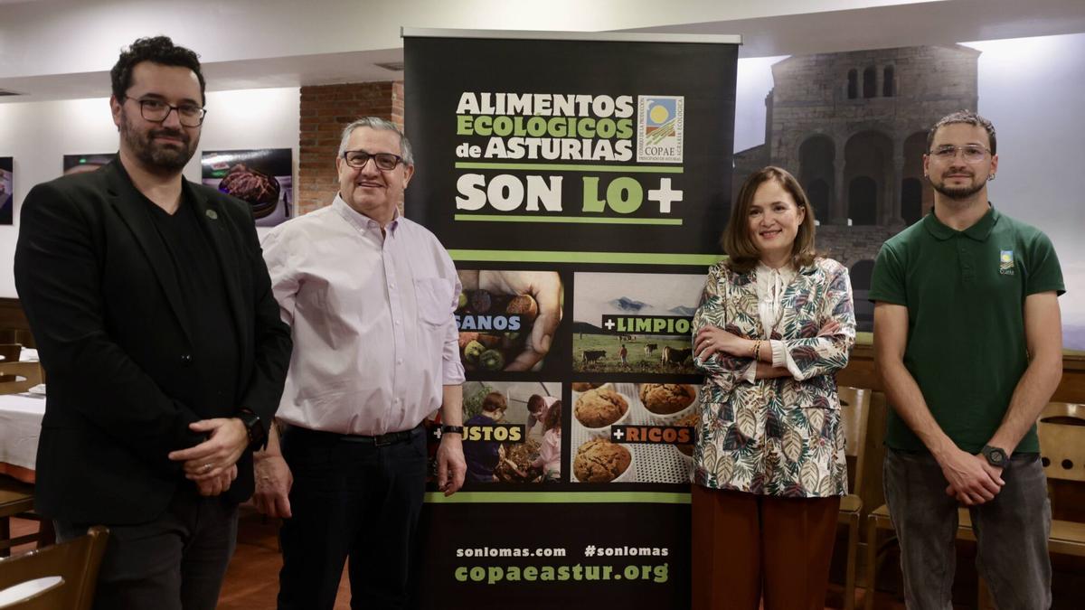 Juan Carlos Martínez, Alfonso Menéndez, Begoña López y Ulises Tuero.