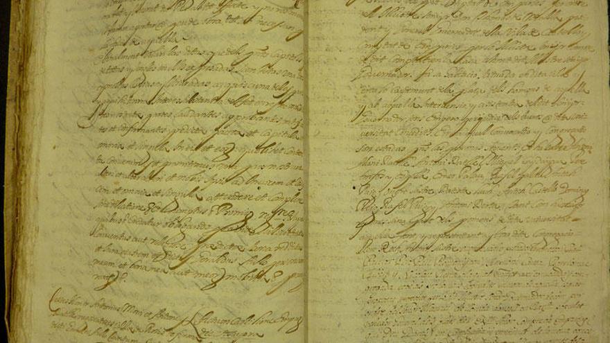 El document notarial de 1664.