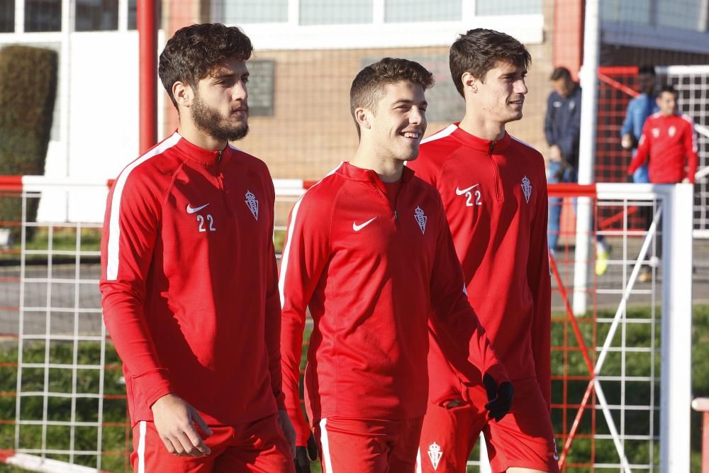 Entrenamiento del Sporting