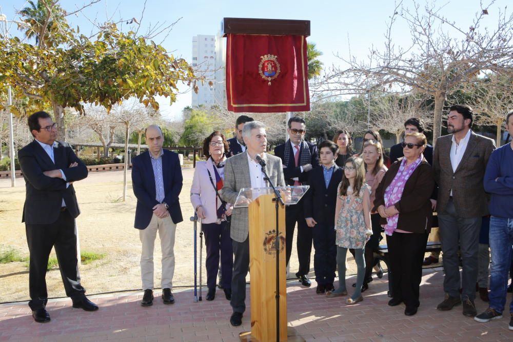 Un parque como homenaje a Manuel Peláez