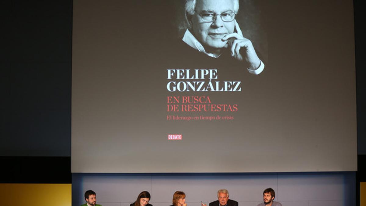 Felipe González, el pasado 19 de diciembre en Barcelona.