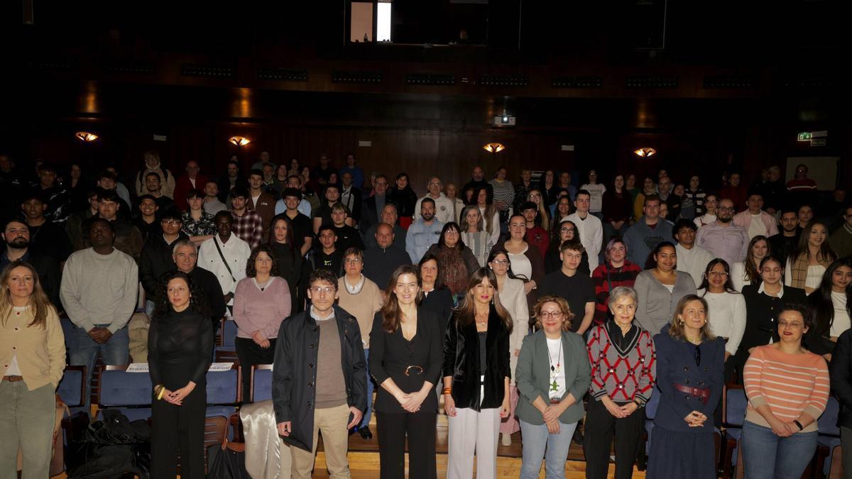 Asistentes a la clausura de las escuelas taller del año pasado el pasado marzo en el Auditorio.