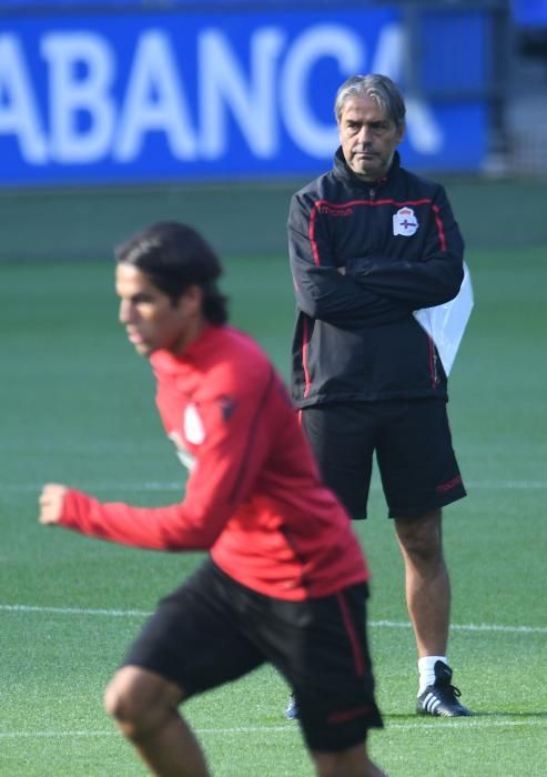 El Dépor entrena a Riazor antes de recibir al Reus