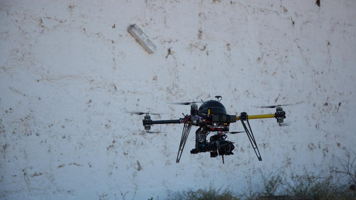 Un dron de fabricación israelí