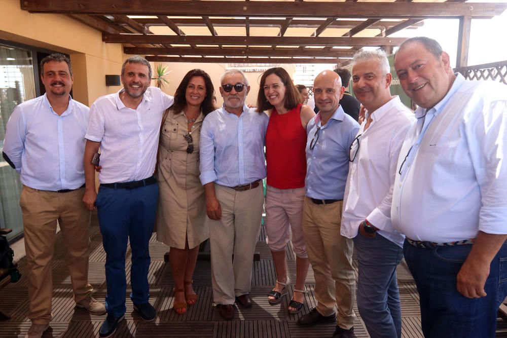 Personajes del mundo del deporte malagueño y representantes políticos, entre los invitados a nuestra terraza en la jornada del jueves.