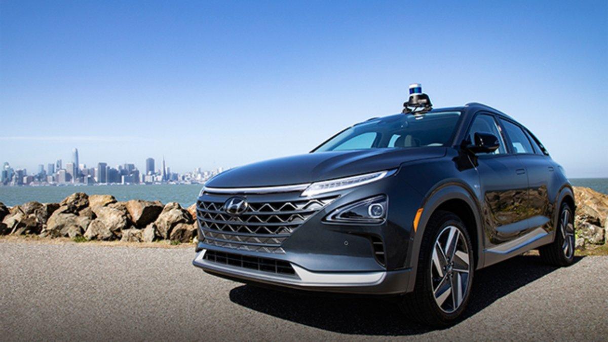Hyundai Nexo equipado con tecnología autónoma.