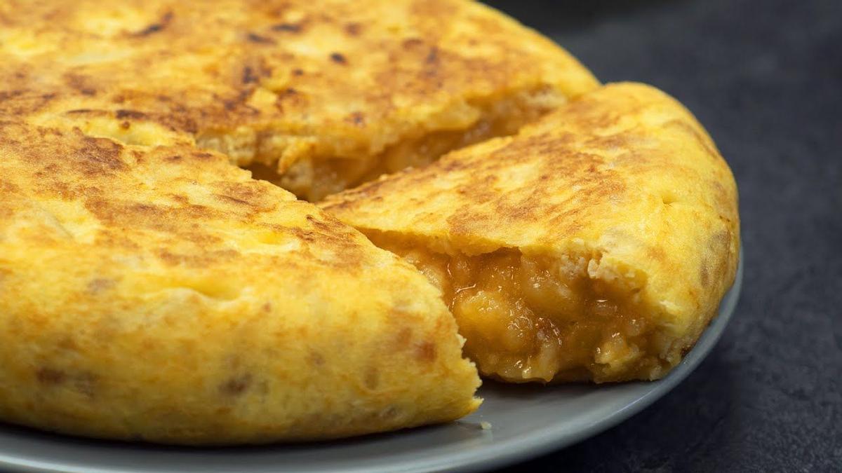 Imagen de una tortilla de patatas