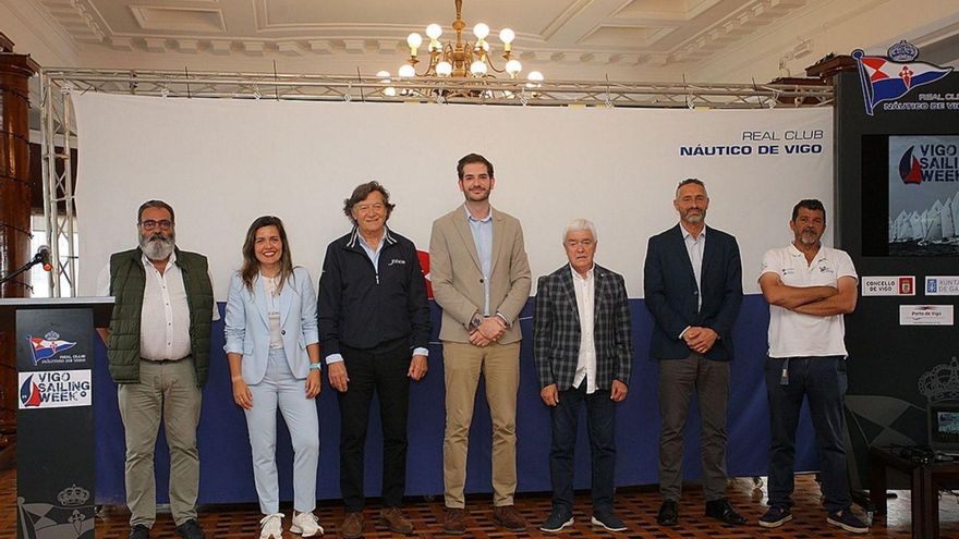 Un momento de la presentación ayer de la Vigo Sailing Week. | FDV