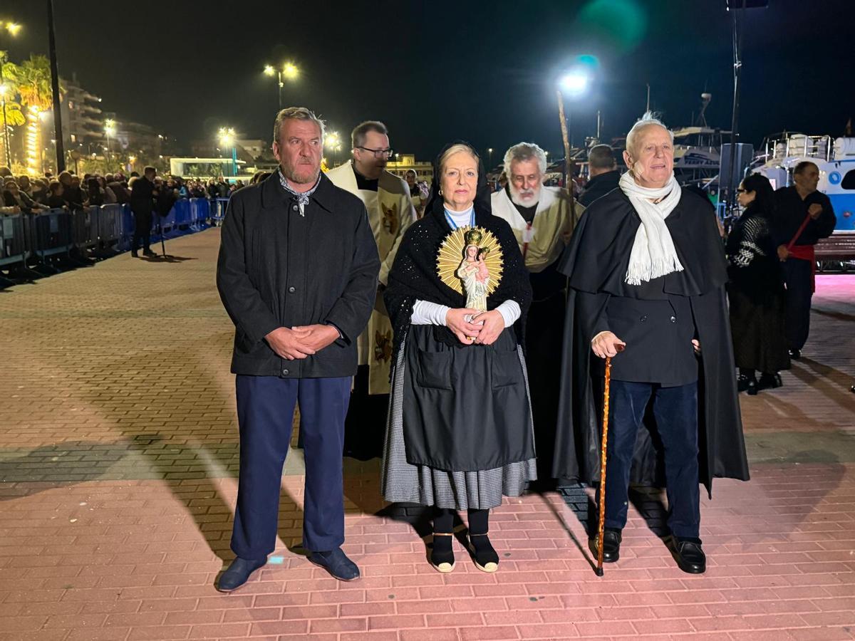 La representación de la Venida de la Virgen en Santa Pola, en imágenes