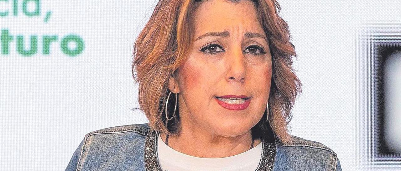 La expresidenta de la Junta de Andalucía y actual senadora  del PSOE, Susana Díaz.