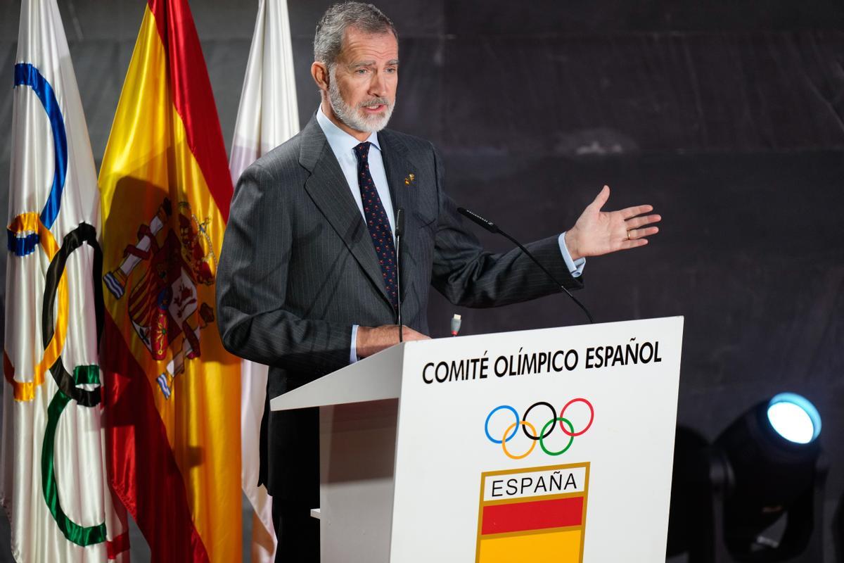 Felipe VI ha afirmado que somos un referente y volveremos a serlo en los próximos Juegos