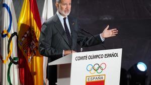 Felipe VI ha afirmado que somos un referente y volveremos a serlo en los próximos Juegos