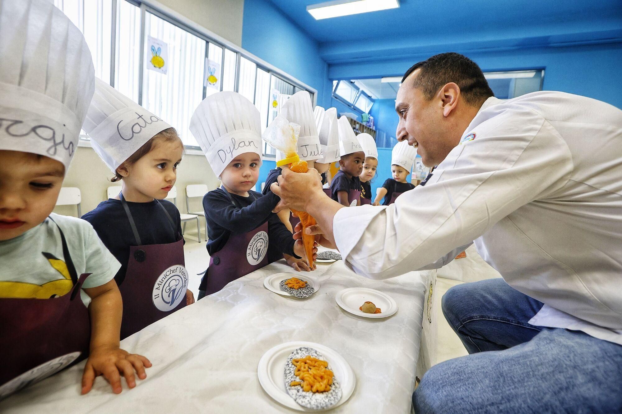 'Minichefs' en el colegio Los Verodes de Santa Cruz.