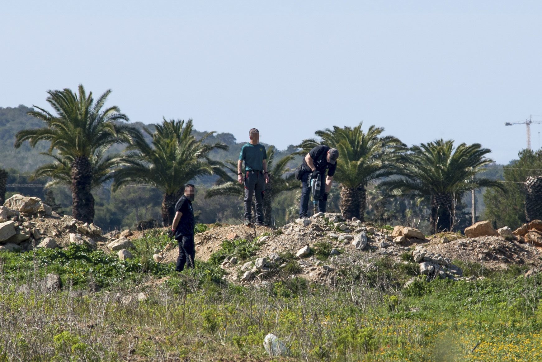 FOTOS: Buscan los restos de Malén Ortiz, la niña desaparecida en Mallorca hace nueve años, en un terreno de Calvià