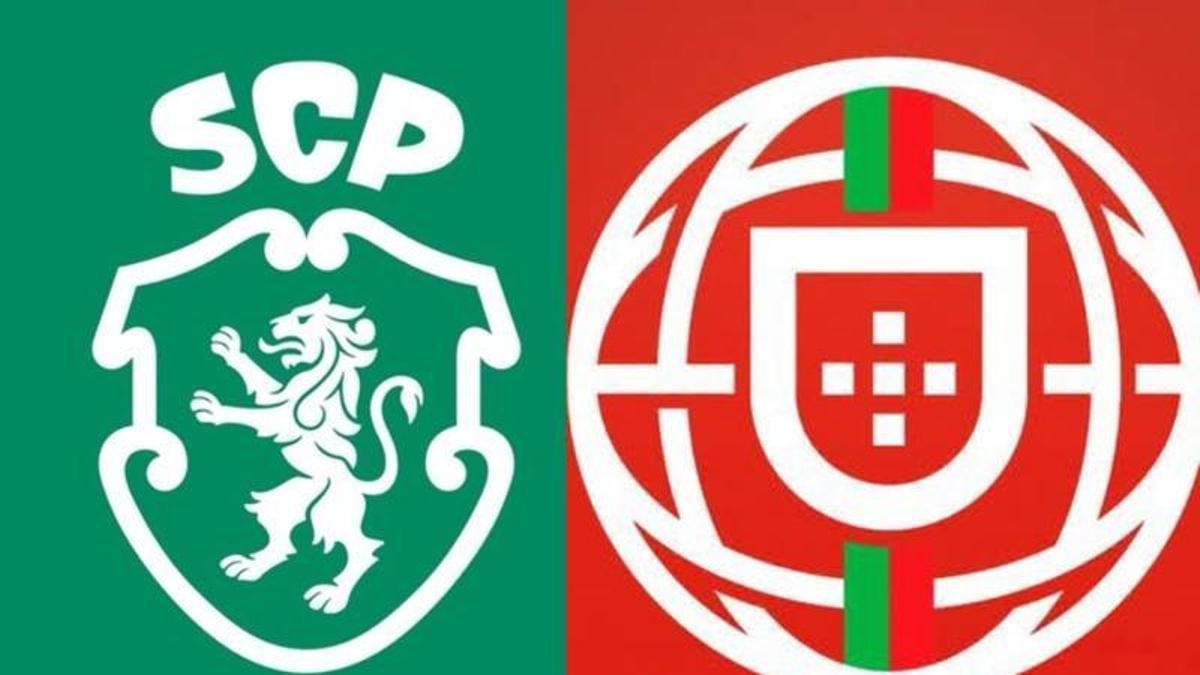 Nuevo escudo de Sporting de Portugal, y de la selección de Portugal