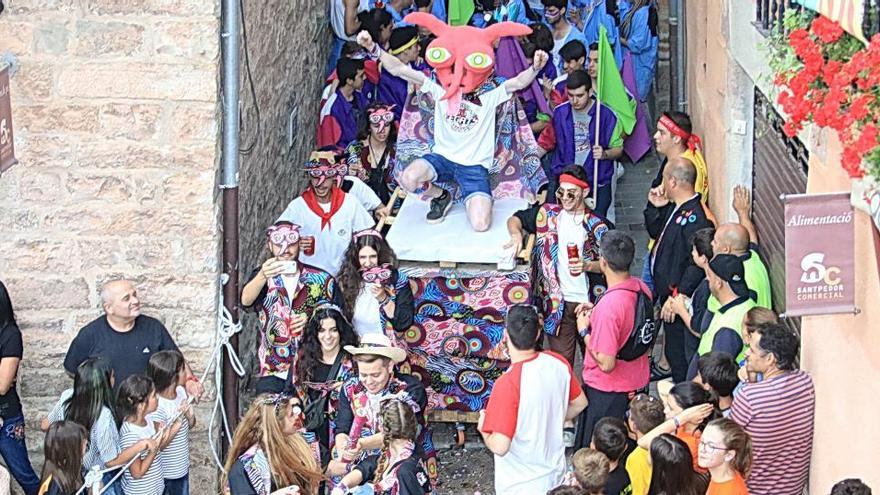 Una imatge de la festa major de Santpedor