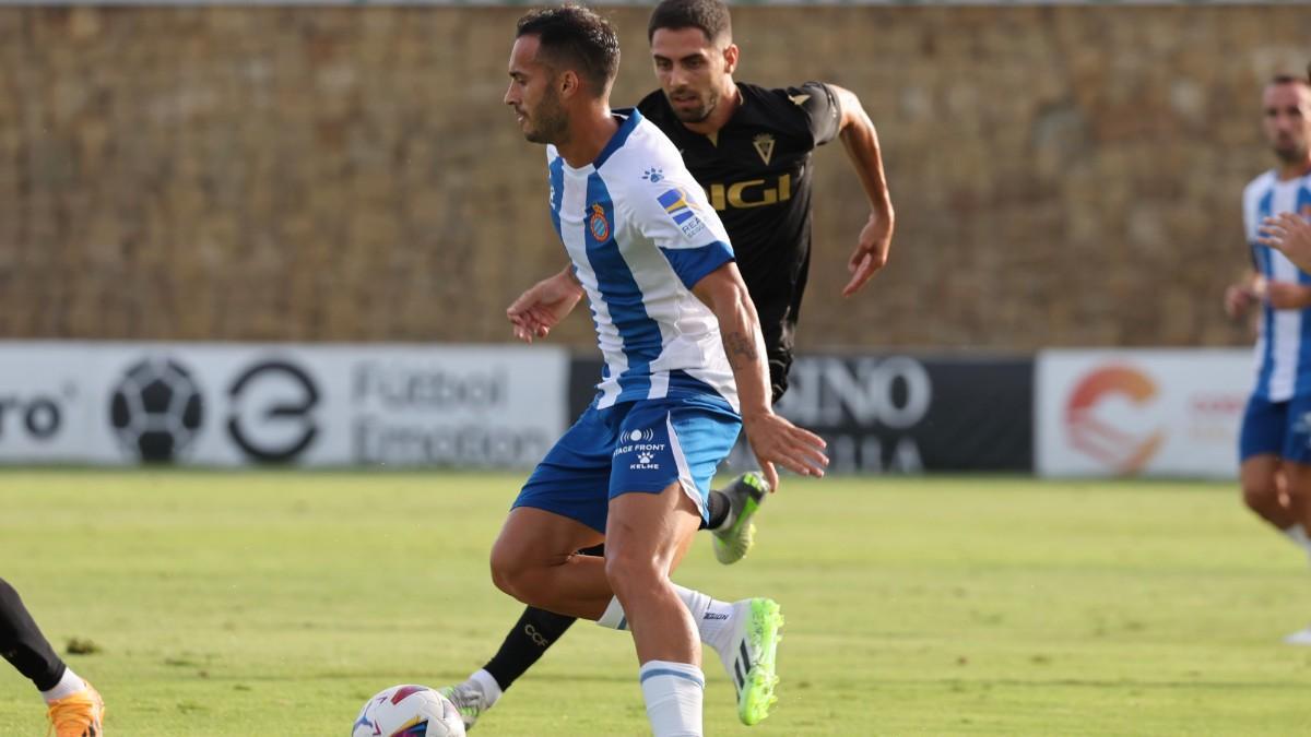 Lazo estuvo bastante activo en el primer test perico en Marbella