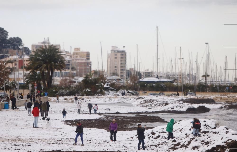 Nieve en Dénia.