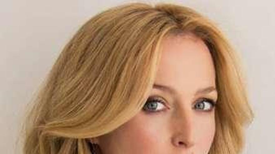 La actriz Gillian Anderson.