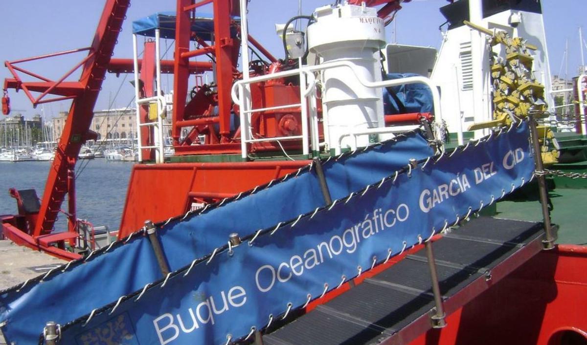 Imagen de archivo del oceanográfico «García del Cid».