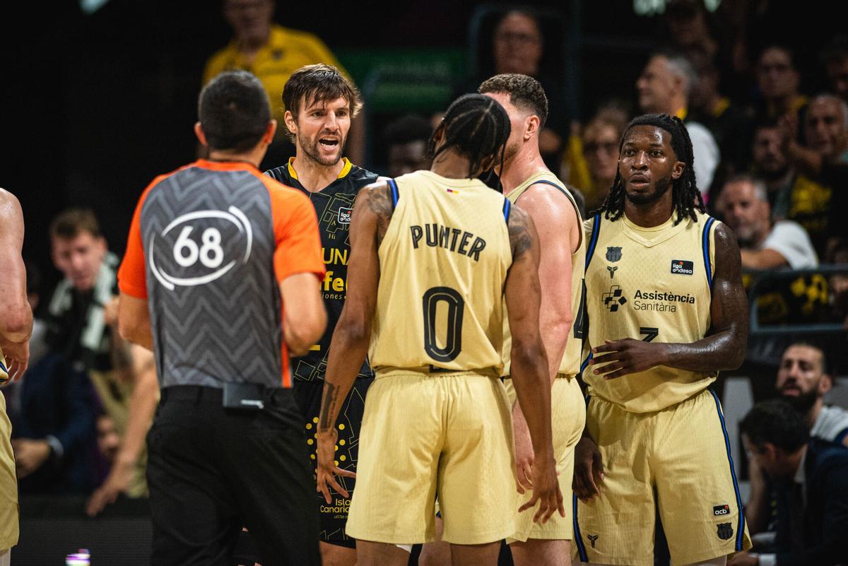 El CB Canarias - FC Barcelona de playoff, en imágenes