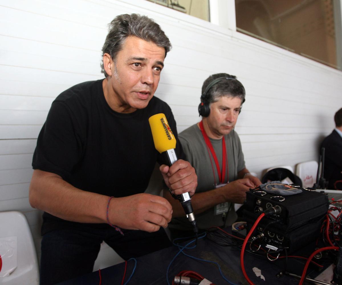 Joaquim Maria Puyal, durante una transmisión de 2006