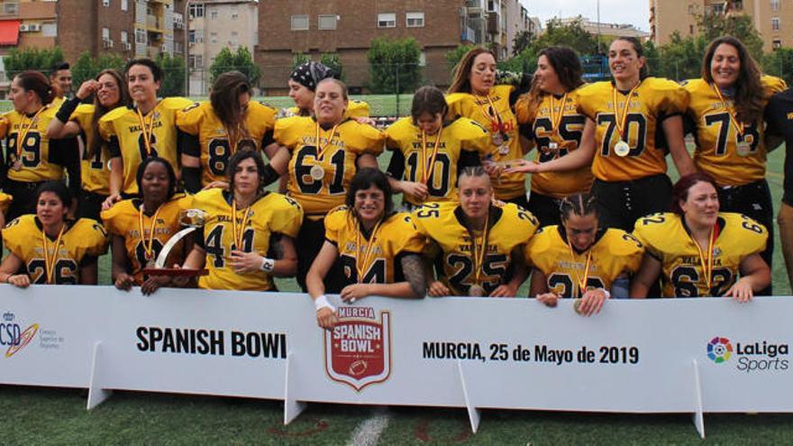 Las campeonas de Liga Valencia Firebats en el año de su debut.