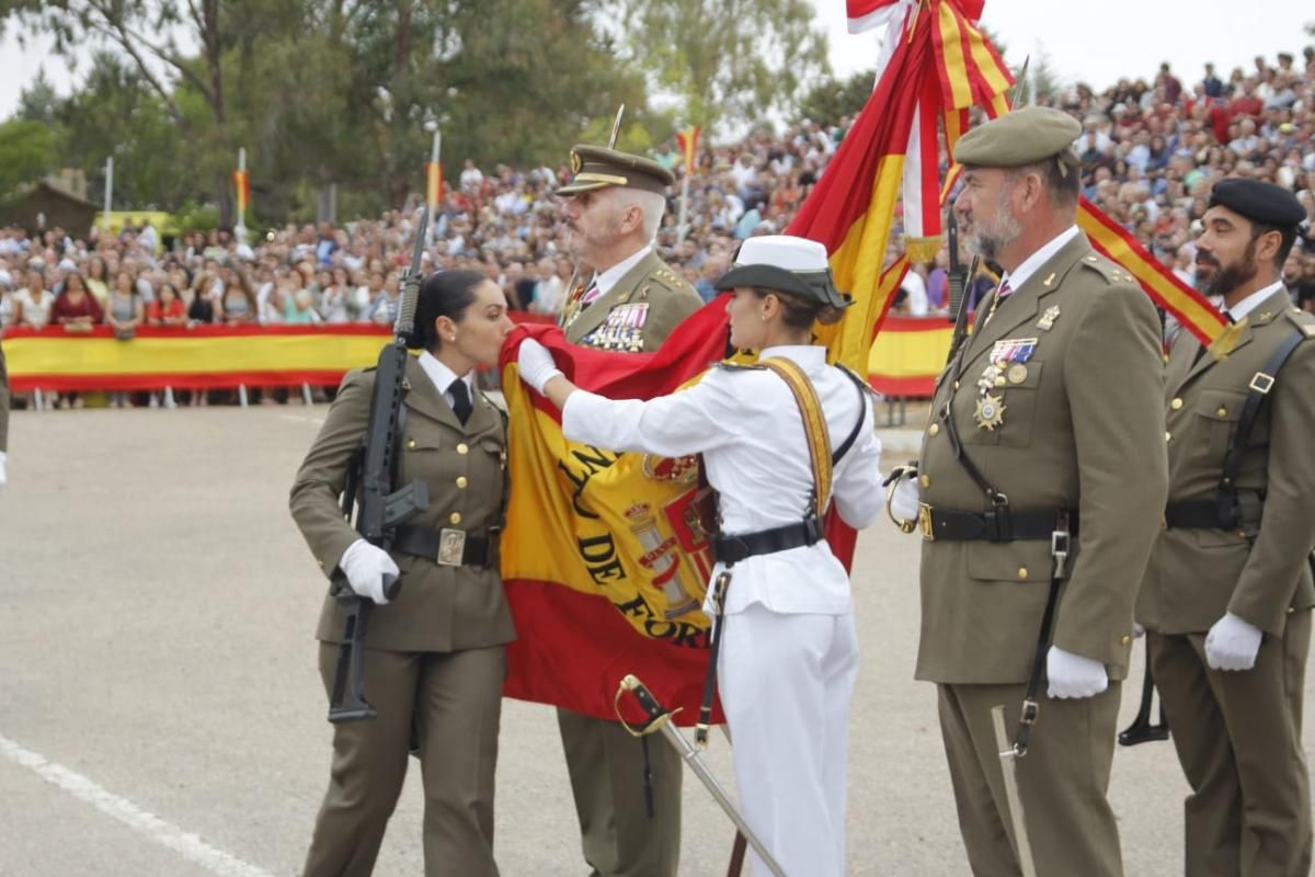 Jura de bandera en el Cefot de Cáceres