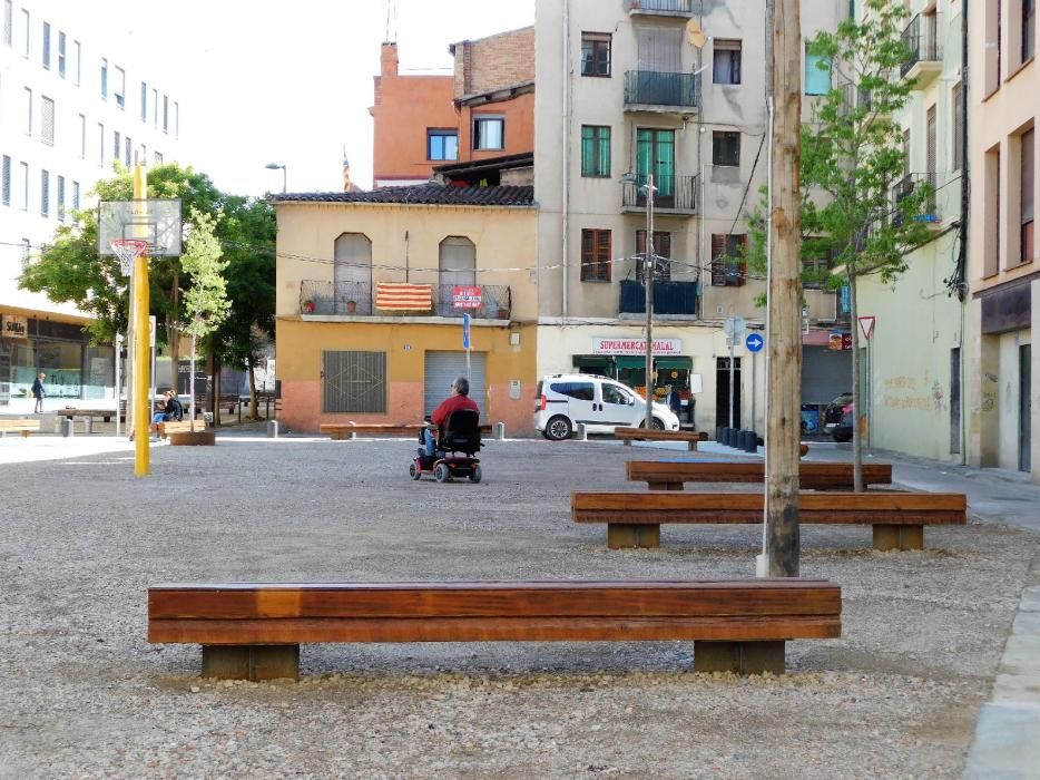 El nou espai del carrer Barreres de Manresa