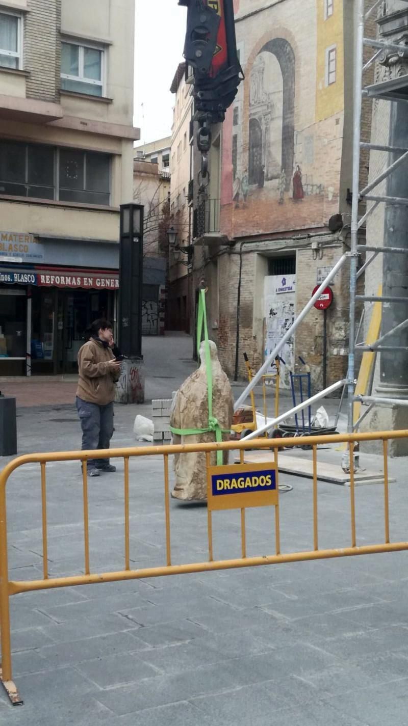 Regreso de la estatua de la Virgen de la Magdalena