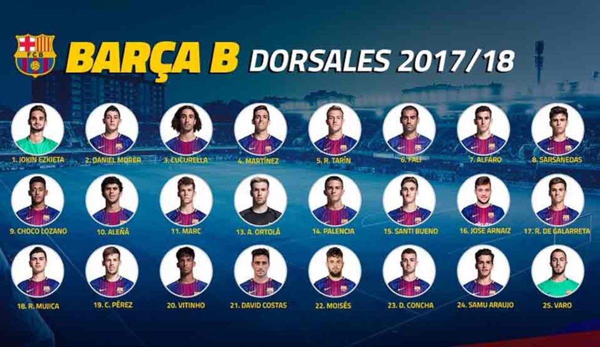 Jugadores del barcelona b