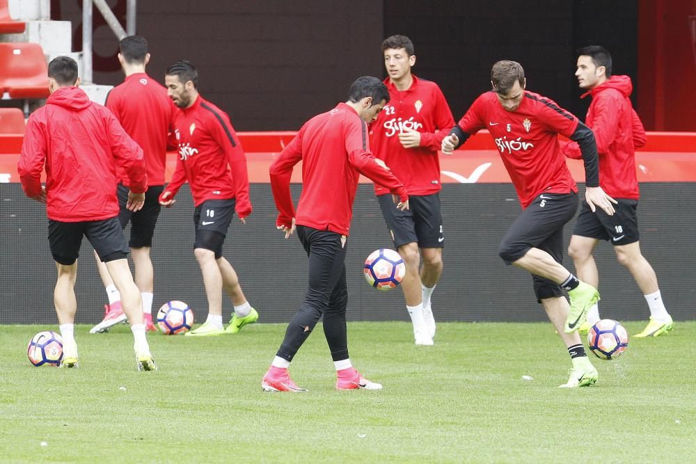 Entrenamiento del Sporting