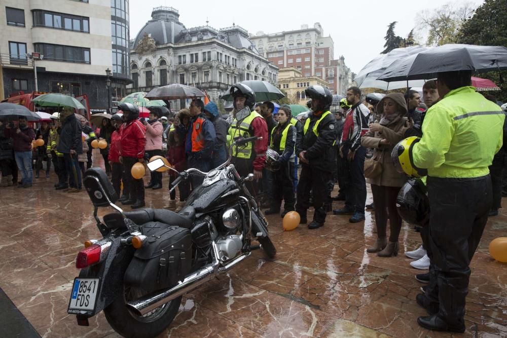 Concentración del Día de las Víctimas de Accidentes de Tráfico en Oviedo