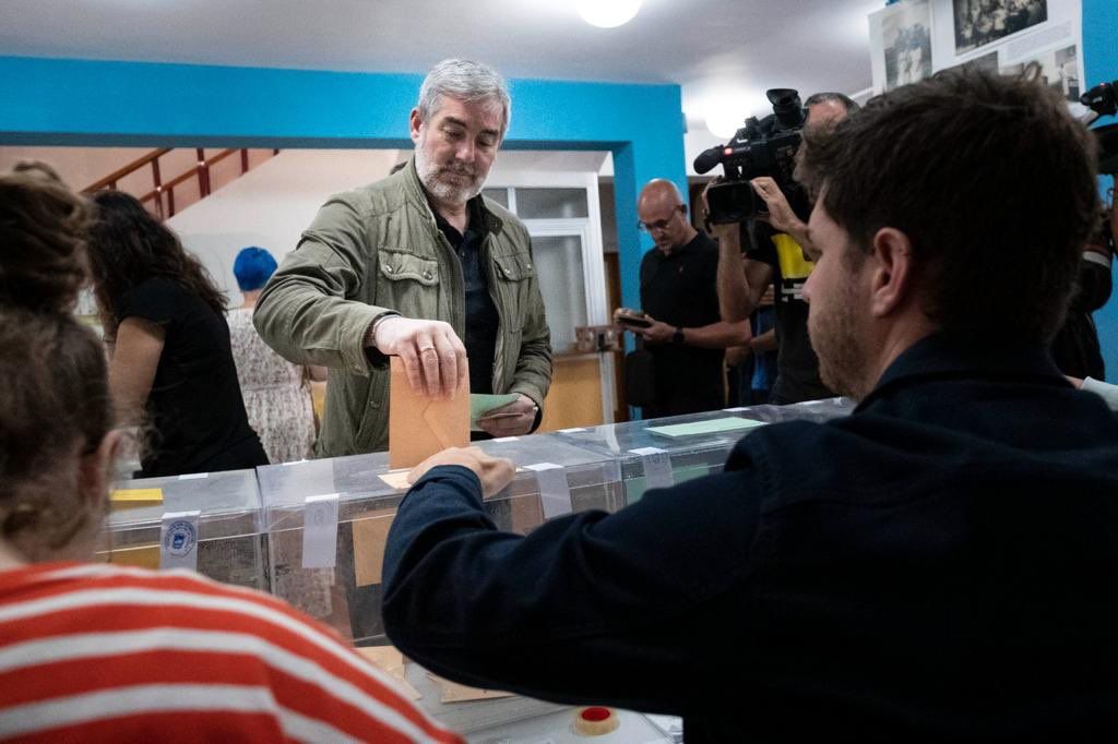 Así han votado los candidatos en Tenerife