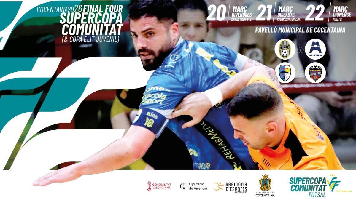 Cartel de la Supercopa Comunitat.