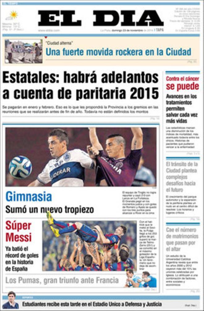 Messi, protagonista en las portadas de medio mundo