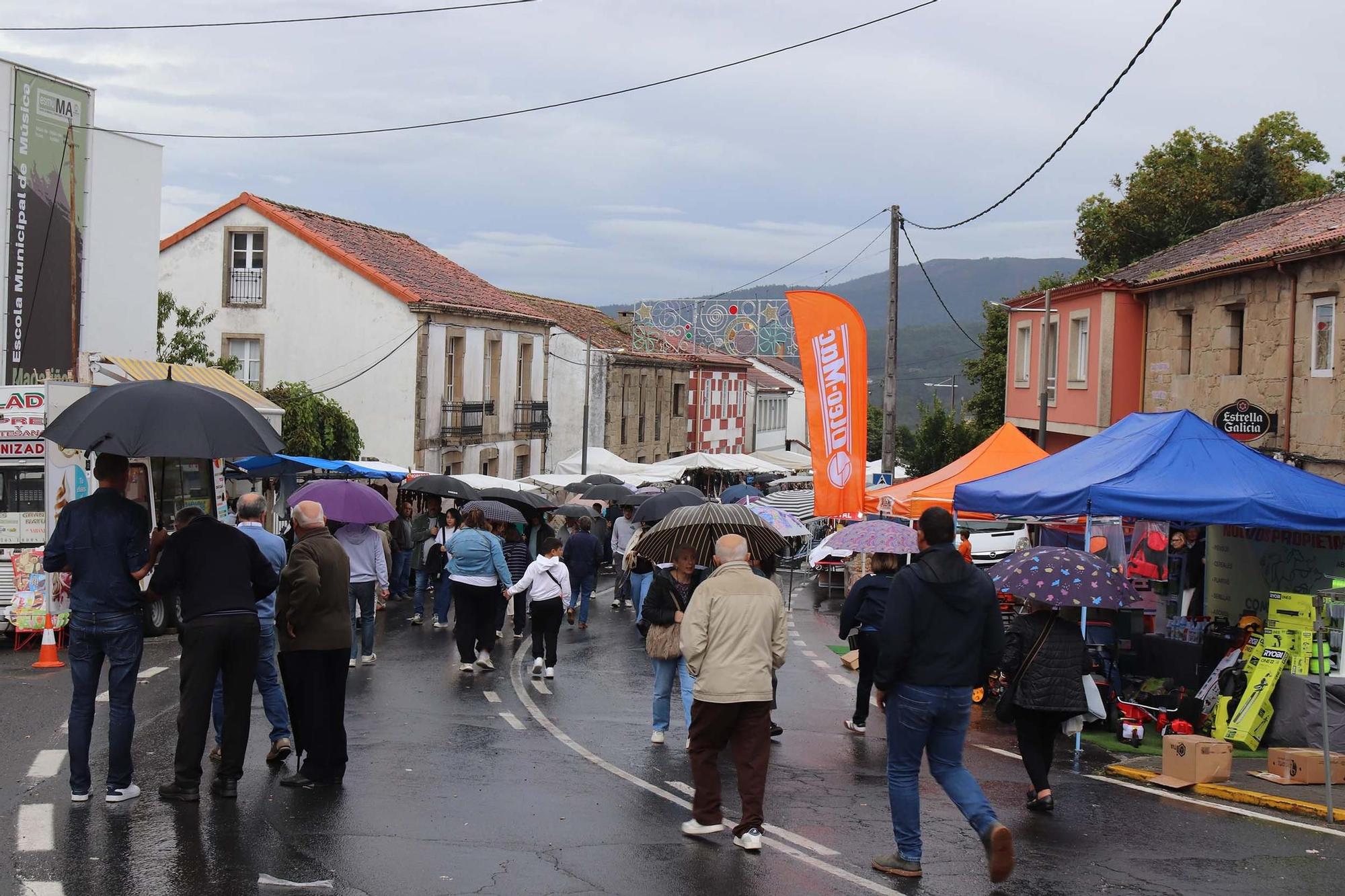 Santa Minia desafía a la lluvia y reúne a miles de fieles