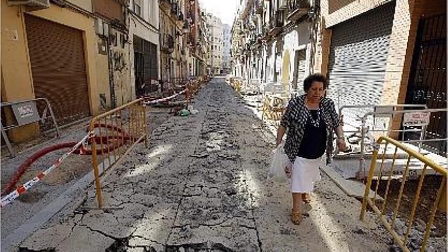 Las obras enfrentan al vecindario